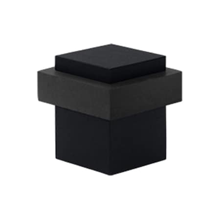 Patioplus 1.37 in. Square Universal Floor Bumper, Black - Solid Brass PA2667272